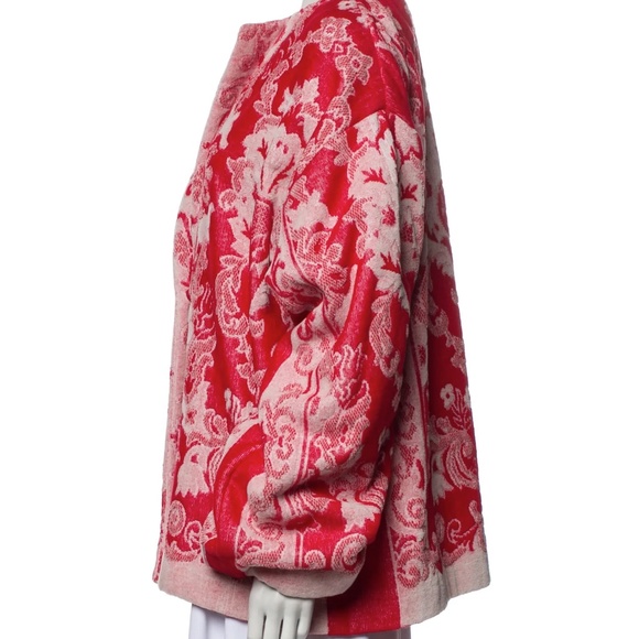 GUCCI Kimono jacket with central button.Floral fantasy. Fashion show 2019 - Picture 7 of 14